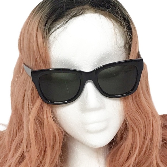 AJ Morgan Rounded Square sunglasses black nwot - Picture 1 of 6